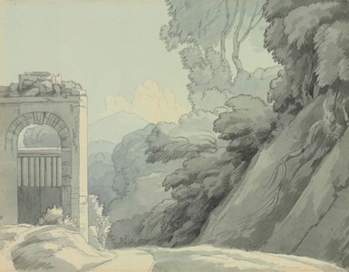 Rome, going out from Porta Pia looking towards the Sabine Mountains