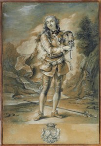Portrait of Gaspard de Gueidan playing the musette