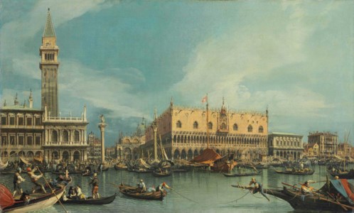 The Molo, Venice, from the Bacino di San Marco