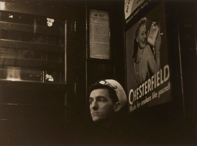 Subway Portrait, (Sailor), New York City, 1938-1941