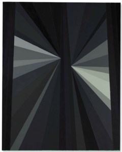 Mark Grotjahn, Untitled (Black Butterfly Grey)