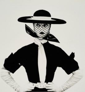 Black and White Vogue Cover (B) (Jean Patchett) New York, 1950
