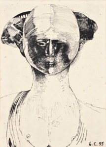 Donna pettinata
