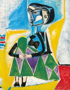 Pablo Picasso, Femme accroupie (Jacqueline)