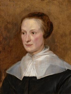Portrait of a woman, bust-length