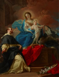 The Madonna and Child with Saints Dominic and Catherine of Siena