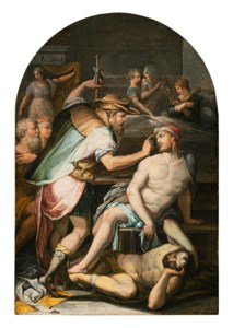 Saint Roch visiting the afflicted