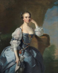 Portrait of Penelope Bayfield of Dedham Grove, Essex, three-quarter-length