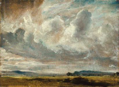 Study of clouds over a landscape