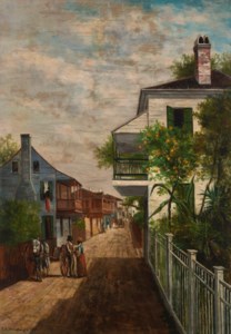 In St. George Street, St. Augustine, Florida