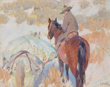 Cowboy and a Packhorse