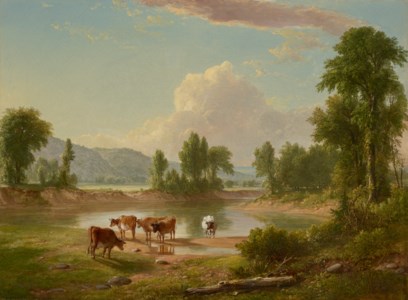 View on Esopus Creek, Ulster County, New York