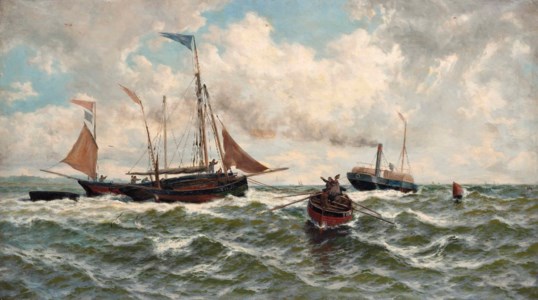 Bound for the North Sea, (Yarmouth Roads)