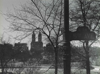 Central Park from Fifth Avenue, 1936