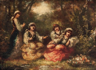Maidens in the forest