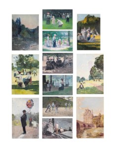 Views of Parisian life in the Belle Époque
