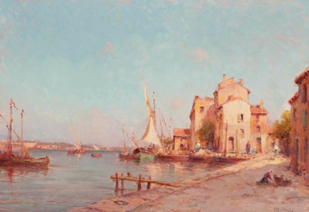 A quay on the French riviera
