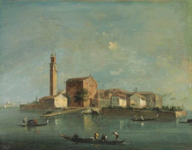 A view of the Island of San Giorgio in Alga, Venice