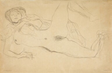 Halbakt Mit Gespreizten Beinen (Half of a Nude with Legs Spread)