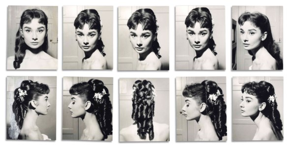 Audrey Hepburn as Baroness Mary Vetsera for the 1957 NBC Television production Mayerling