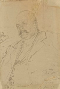 Portrait of Vladimir Gilyarovsky (1853-1935)