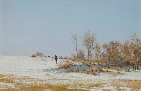 Man walking his dog