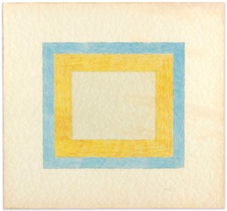 Untitled (Orange and Blue Square)