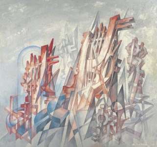 Stadtvision (cubo-futurist composition)