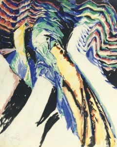Study for Conte de pistils et d'étamines