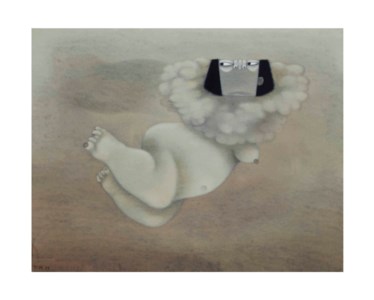 Mujer volando