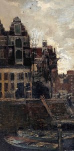 A view of an Amsterdam canal