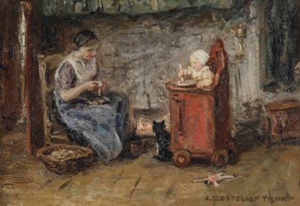 By the fire