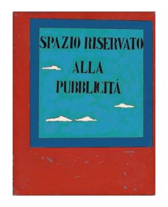 Spazio riservato alla pubblicitá (Space reserved for advertising)