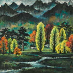 Lin Fengmian 林風眠, Autumn Scenery