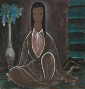 Lin Fengmian 林風眠, Seated Lady