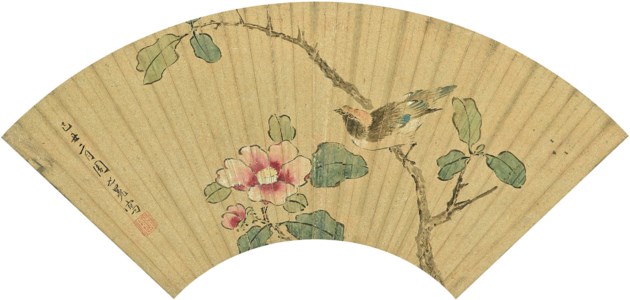 Flowers and Bird