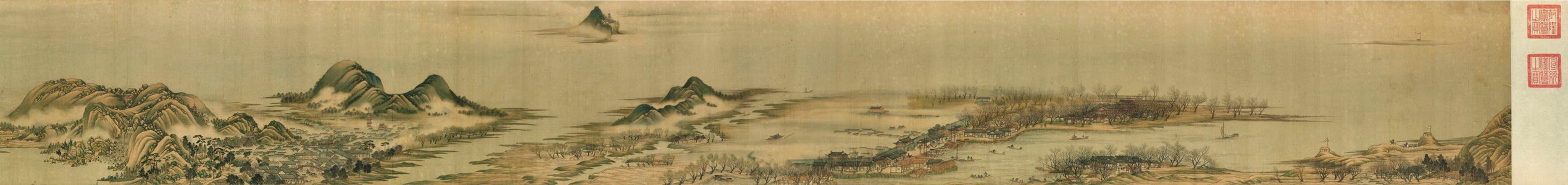 Zhou Chen, River Scenery