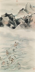 Deities crossing the Sea
