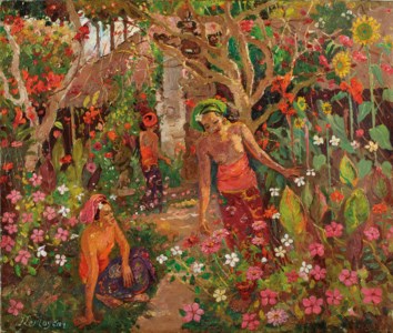 Adrien-Jean Le Mayeur, Women in the Garden