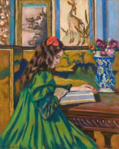 Madeleine Guillaumin lisant