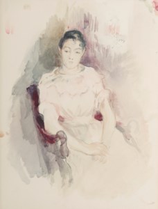 Jeune fille au repos