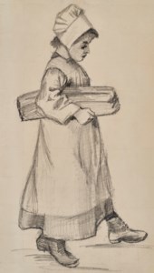 Jong meisje met een brood (Young Girl with a Loaf of Bread)