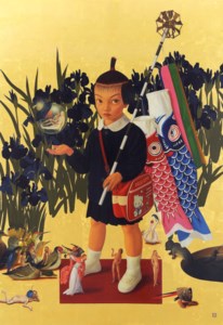 Naoko of May, playing in Kakitsubata-zubyoubu (with Bosch)