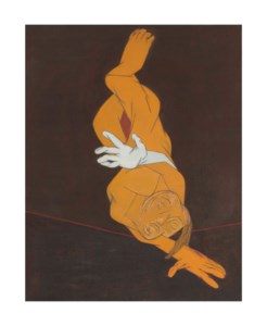 Tyeb Mehta, Untitled (Falling Figure)