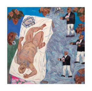 Man Carrying Flowers