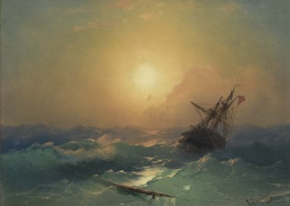 A ship in distress