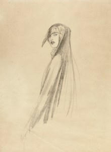 A veiled woman