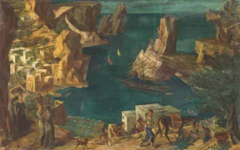 Alexandre Iacovleff, View of Capri