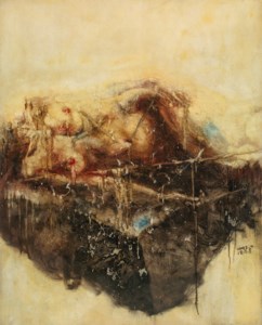 Zhou Chunya, Rock Series: Lying Nude
