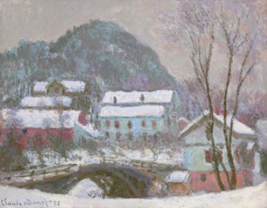 Claude Monet, Sandviken, Norvège, effet de neige